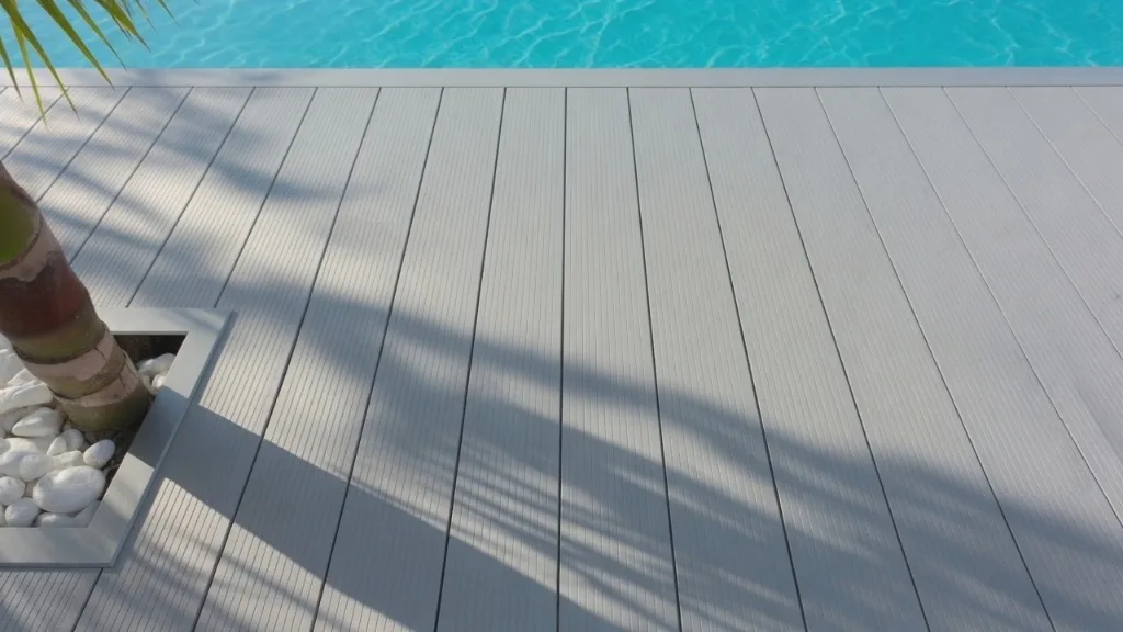 Terrasse aluminium haut de gamme Guadeloupe détail matériau