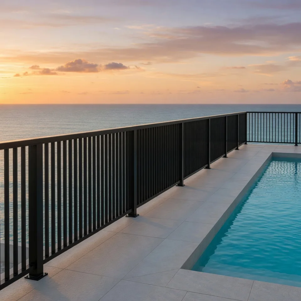 Garde-corps aluminium haut de gamme Guadeloupe
